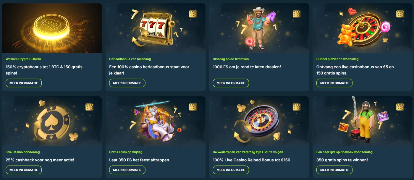 Lolo Casino Promoties & Sportsbonussen